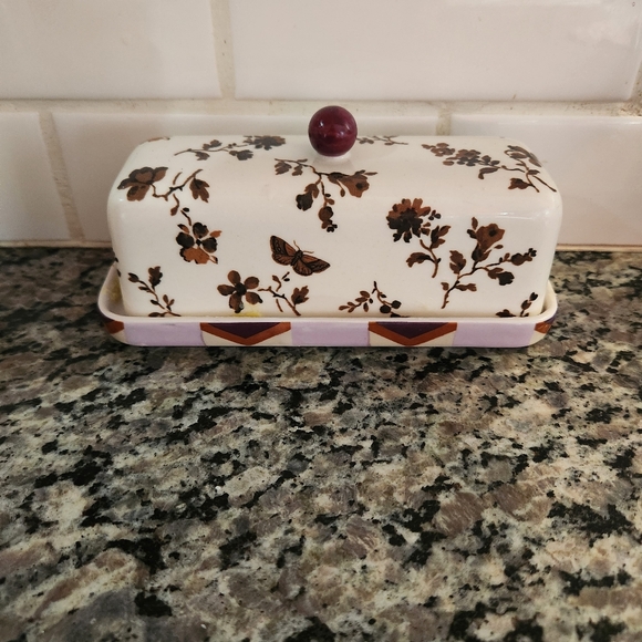 Anthropologie Butter Dish || FIRM PRICE - Picture 3 of 3